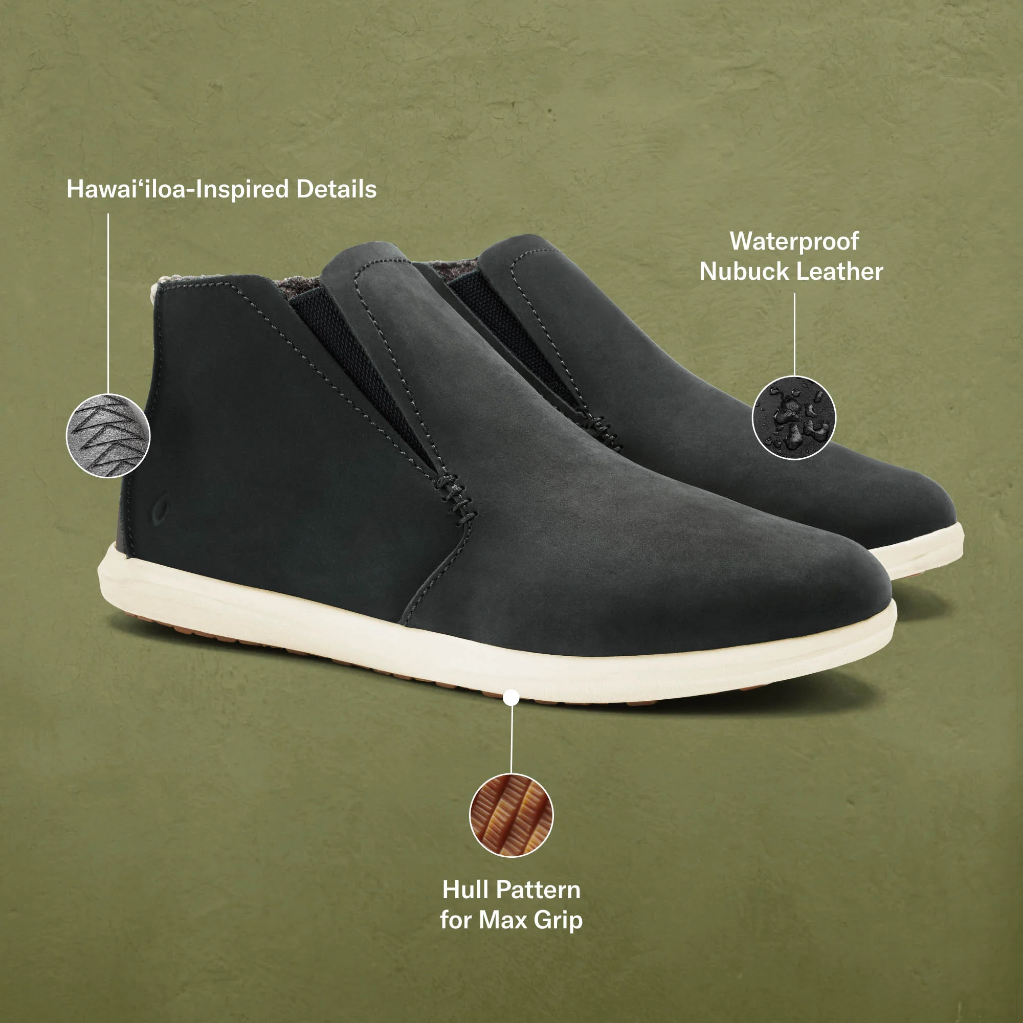 Hawai‘iloa Manu Hope - Lava Rock / Off White - Image 3