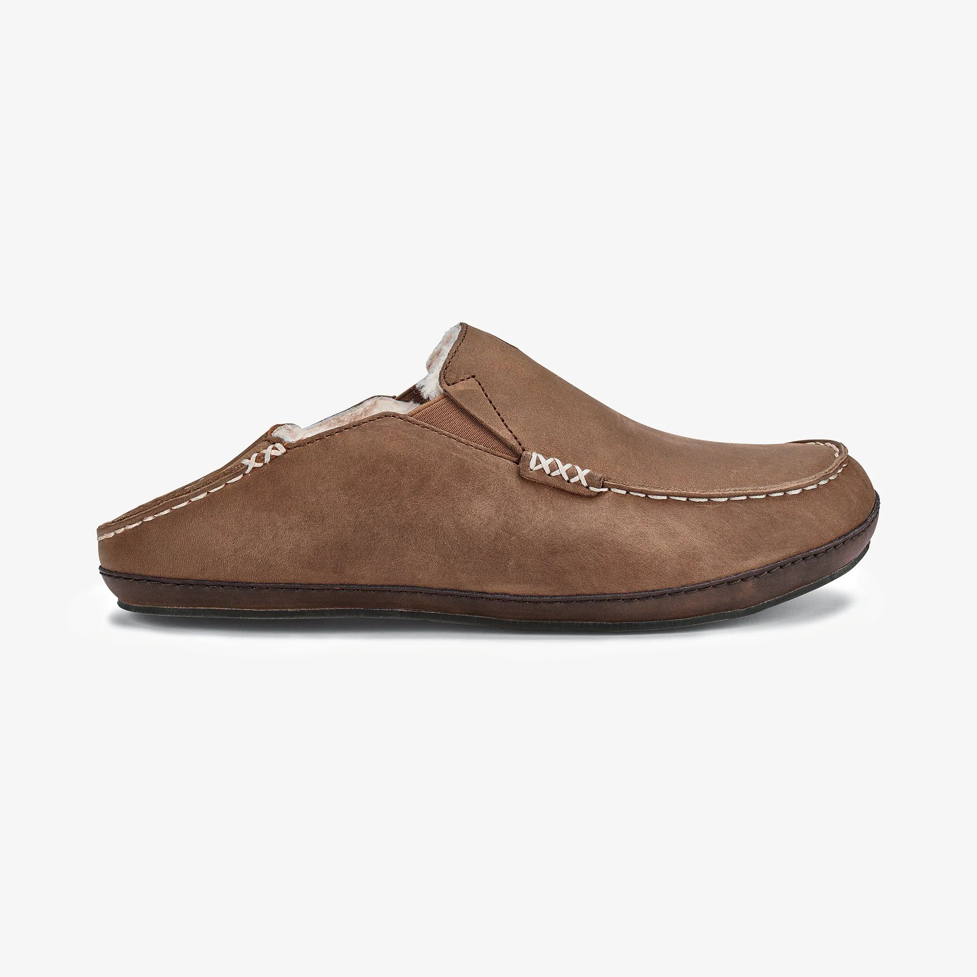 Moloā Slipper - Toffee / Dark Wood - Image 4