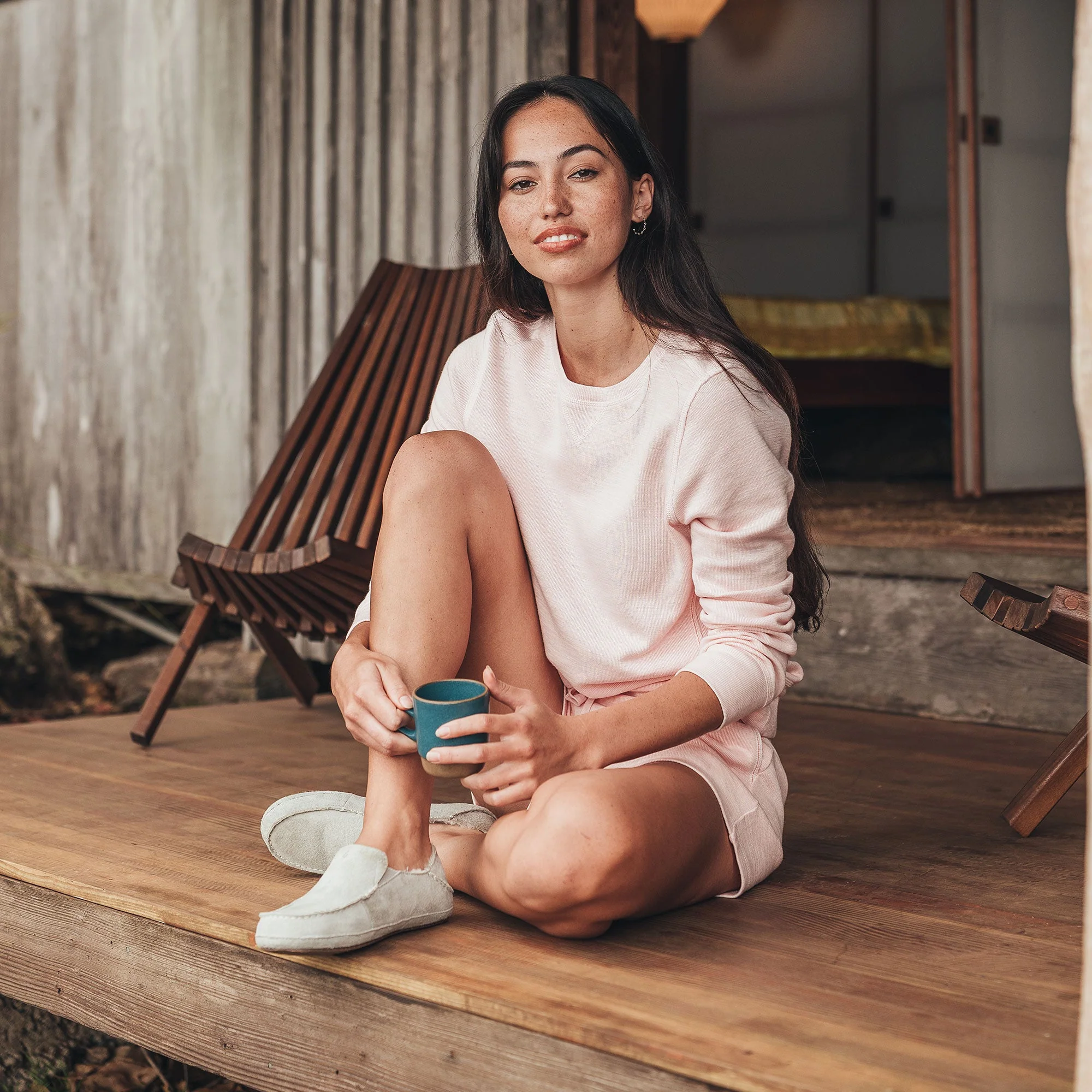Nohea Slipper - Pale Grey - Image 4